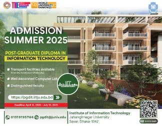 PGDIT Admission going on Summer 2025